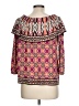 Chico's Pink 3/4 Sleeve Blouse Size Lg (2) - photo 2