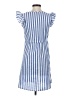 Shein Stripes Blue Casual Dress Size 2 - photo 2