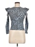 Mia Blue Long Sleeve Blouse Size M - photo 1