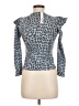 Mia Blue Long Sleeve Blouse Size M - photo 2