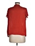 Banana Republic 100% Polyester Red Short Sleeve Blouse Size M - photo 2