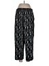Nine West 100% Polyester Print Black Casual Pants Size L - photo 2