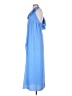 Saylor 100% Polyester Solid Blue Casual Dress Size S - photo 5