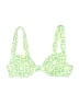 Aurelle Print Green Swimsuit Top Size M - photo 1
