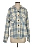 Hyfve Plaid Blue Long Sleeve Button-Down Shirt Size S - photo 1