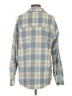 Hyfve Plaid Blue Long Sleeve Button-Down Shirt Size S - photo 2