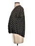 Ann Taylor 100% Polyester Polka Dots Black Short Sleeve Blouse Size XS - photo 5
