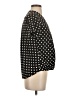Ann Taylor 100% Polyester Polka Dots Black Short Sleeve Blouse Size XS - photo 4