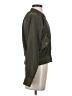 Free People 100% Polyester Solid Green Jacket Size XS - photo 4