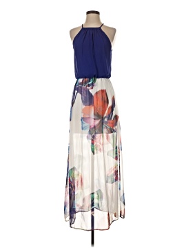 chinese dress ladies Bisou Bisou Michele Bohbot Floral Long Sleeve Maxi Dress main image 0