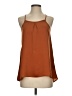 Banana Republic 100% Polyester Orange Sleeveless Blouse Size XS - photo 1
