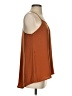 Banana Republic 100% Polyester Orange Sleeveless Blouse Size XS - photo 4