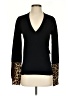 Veronica Beard Animal Print Black Pullover Sweater Size S - photo 1