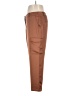 Ann Taylor LOFT 100% Polyester Solid Brown Cargo Pants Size 14 - photo 5