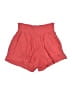 Drew 100% Cotton Solid Red Shorts Size XS - photo 1