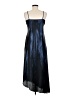 ALLSAINTS 100% Polyester Metallic Blue Cocktail Dress Size M - photo 2