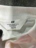 H&M 100% Cotton White Long Sleeve Polo Size 3 - 4T - photo 3