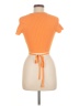 Express Orange Short Sleeve Top Size M - photo 2