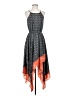 Sanctuary 100% Polyester Graphic Gray Casual Dress Size XS - photo 1
