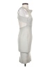 Talula Solid Gray Cocktail Dress Size XXS - photo 4