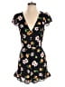 Lulus 100% Polyester Floral Black Romper Size S - photo 1