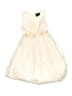 Chantilly Place 100% Polyester Ivory Dress Size 8 - photo 1