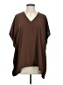Anna Cate 100% Polyester Brown 3/4 Sleeve Blouse Size S - photo 1