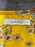 oasis 100% Polyester Yellow 3/4 Sleeve Blouse Size 16 - photo 7