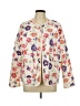 Unbranded 100% Polyester Floral Ivory Jacket Size L - photo 1