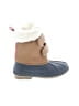 Baby Gap Tan Blue Rain Boots Size 7 - 8 Kids - photo 1