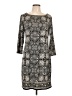 Max Studio Paisley Gray Casual Dress Size L - photo 1