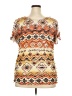 Cato Orange Short Sleeve Blouse Size 18/20W - photo 2