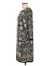 Max Studio Paisley Gray Casual Dress Size L - photo 5