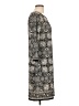 Max Studio Paisley Gray Casual Dress Size L - photo 4