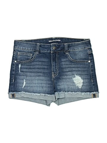 Wallflower Denim Shorts (view 1)
