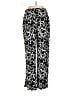Maurices 100% Rayon Print Black Casual Pants Size M - photo 2