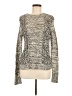 Diane von Furstenberg Tweed Gray Silver Pullover Sweater Size M - photo 1