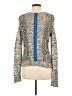 Diane von Furstenberg Tweed Gray Silver Pullover Sweater Size M - photo 2