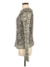 Diane von Furstenberg Tweed Gray Silver Pullover Sweater Size M - photo 5