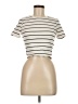 Zara Ivory Short Sleeve Top Size M - photo 1