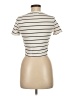 Zara Ivory Short Sleeve Top Size M - photo 2