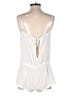 Diane von Furstenberg Solid White Romper Size P (petite) - photo 2