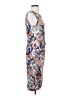 Peruvian Connection Print Blue Cocktail Dress Size S - photo 4