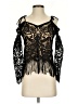 Saylor 100% Polyester Black 3/4 Sleeve Blouse Size XS - photo 1