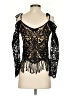 Saylor 100% Polyester Black 3/4 Sleeve Blouse Size XS - photo 2