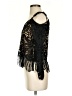 Saylor 100% Polyester Black 3/4 Sleeve Blouse Size XS - photo 5
