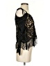Saylor 100% Polyester Black 3/4 Sleeve Blouse Size XS - photo 4
