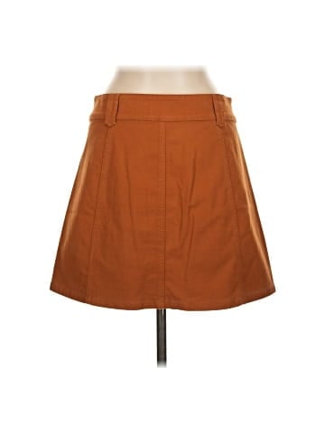Madewell Garment-Dyed Patch-Pocket Skirt (view 2)