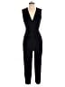 H&M 100% Polyester Solid Black Jumpsuit Size 4 - photo 1