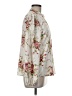 Shein 100% Polyester Floral Ivory Long Sleeve Blouse Size 8 - 10 - photo 4